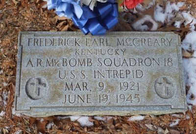 Freddy McCreary's Grave, Warfield Kentucky